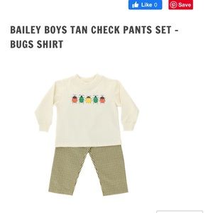 Bailey Boys Size 2T Outfit New Without Tags